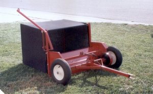 Example tow behind lawn sweeper