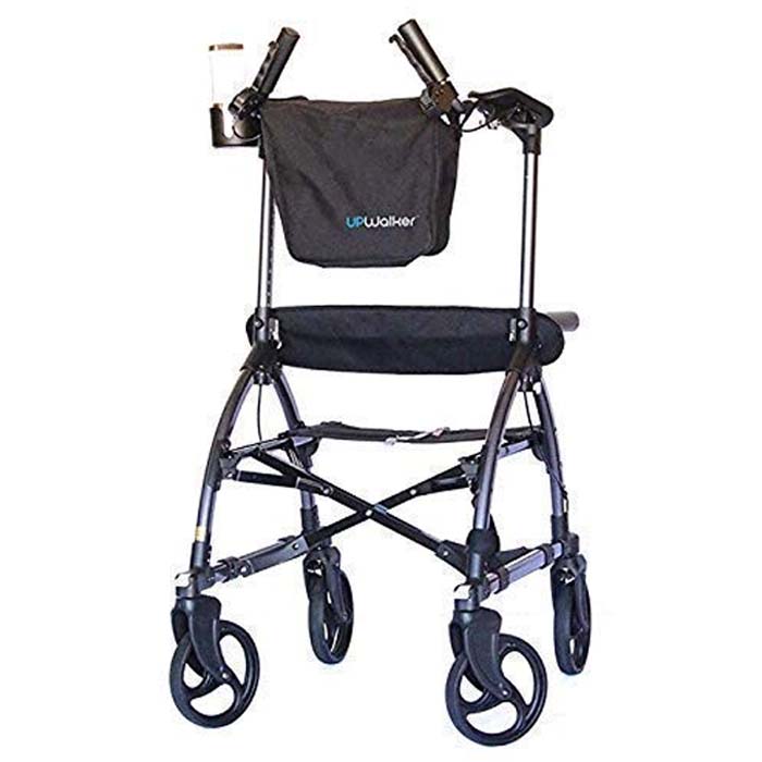 UPWalker Original Upright Walker - Size Standard (Stand Up Rolling Mobility Walking Aid with Seat)