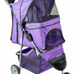 VIVO Three Wheel Pet Stroller.