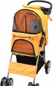 VIVO Four Wheel Pet Stroller