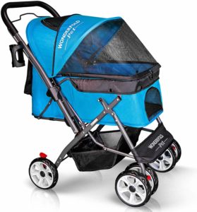 WonderFold Pet 4 Wheels Folding Pet Stroller