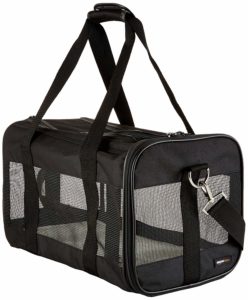 amazonBasics Soft-Sided Mesh Pet Travel Carrier